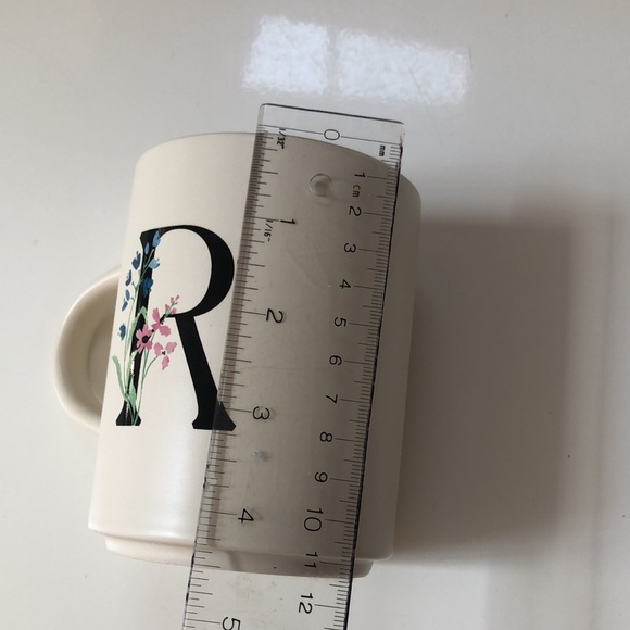 Indigo - Floral Initial “R” Mug - Cream - Picture 7 of 7